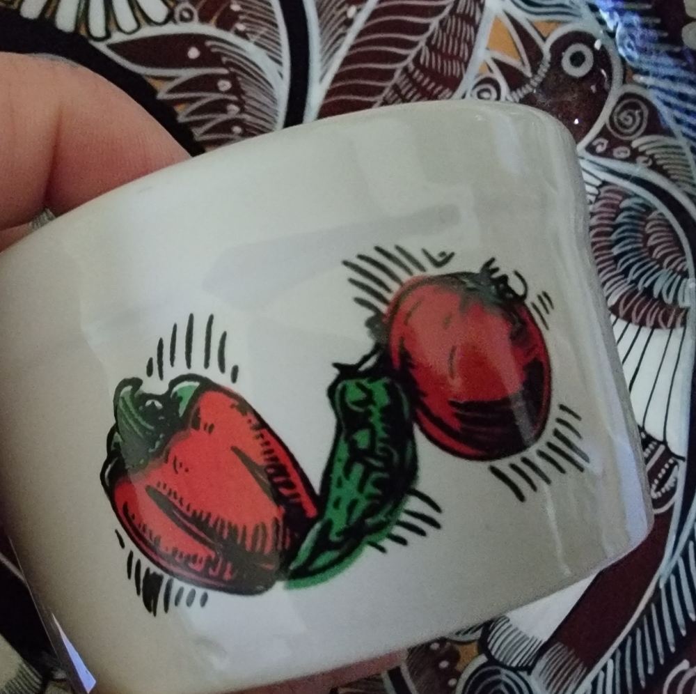 Vintage Salsa Dish Taco Night Sauce Ramekin - Picture 7 of 13